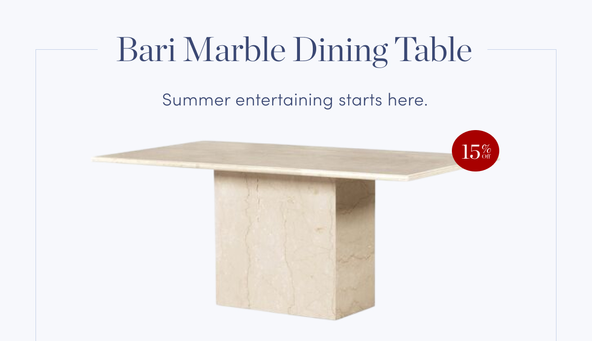 Bari Marble Dining Table