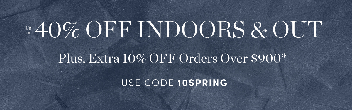 Up to 40 Percent Off Sitewide