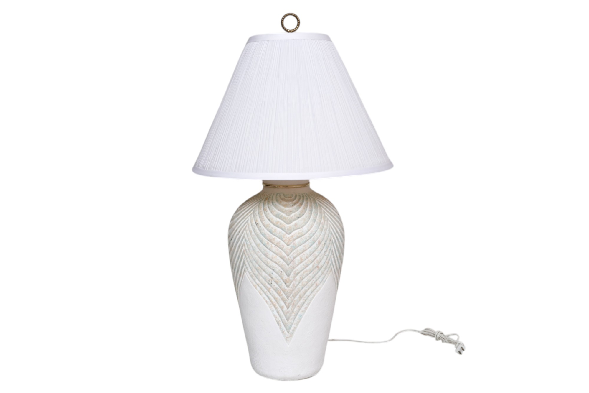 Postmodern Embossed Plaster Table Lamp Postmodern Embossed Plaster Table Lamp~P77741196