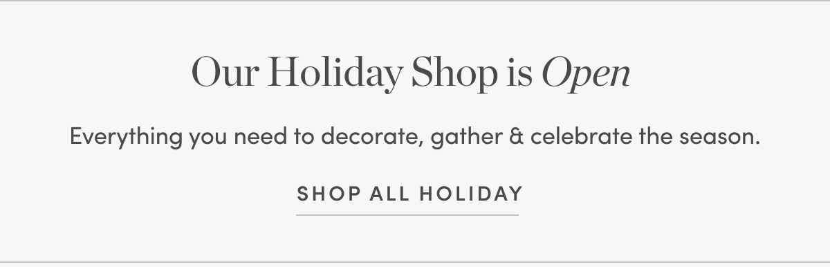 Our Holiday Shop is Open