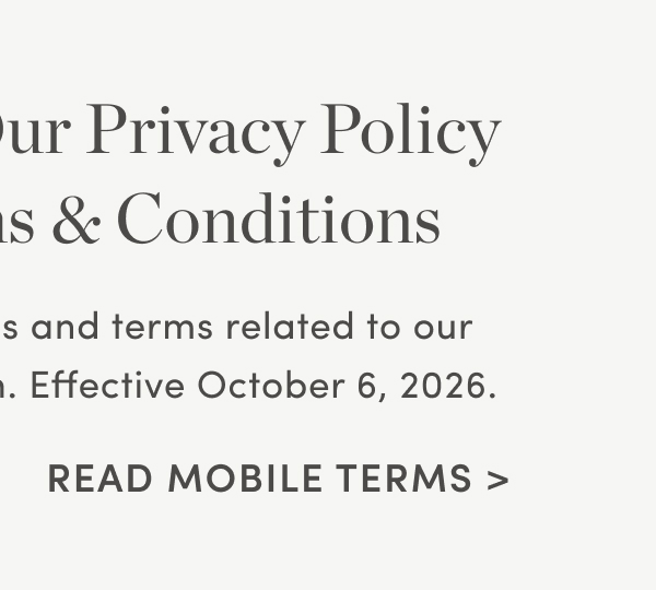 Read Mobile Terms and Conditions