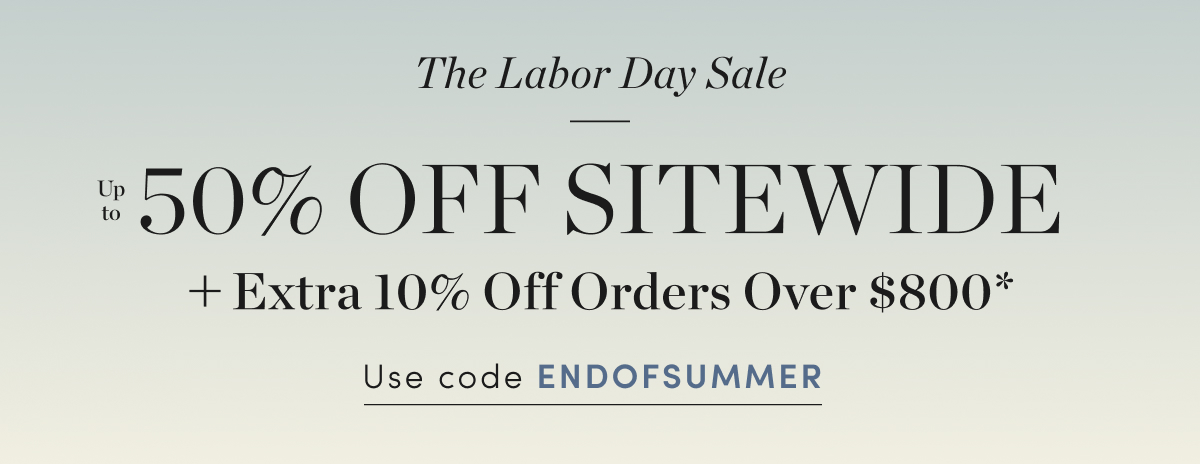 Up to 50% Off Sitewide