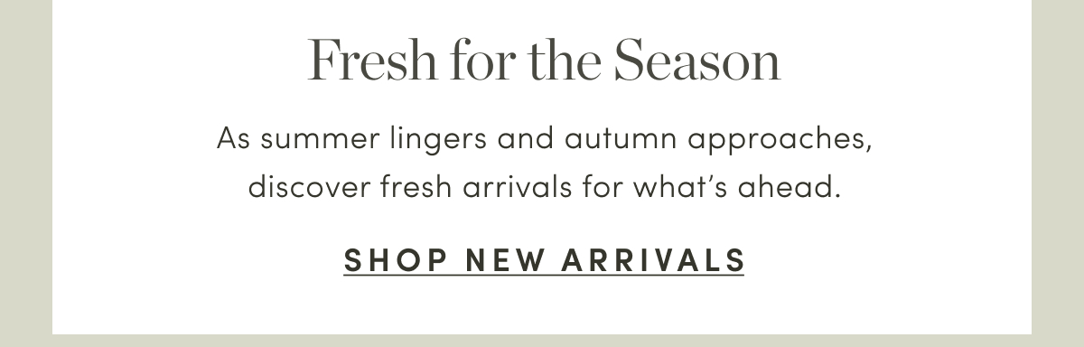 Shop New Arrivals