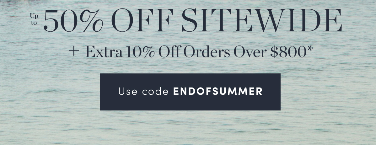 Up to 50% Off Sitewide