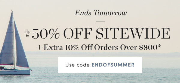 Up to 50% Off Sitewide