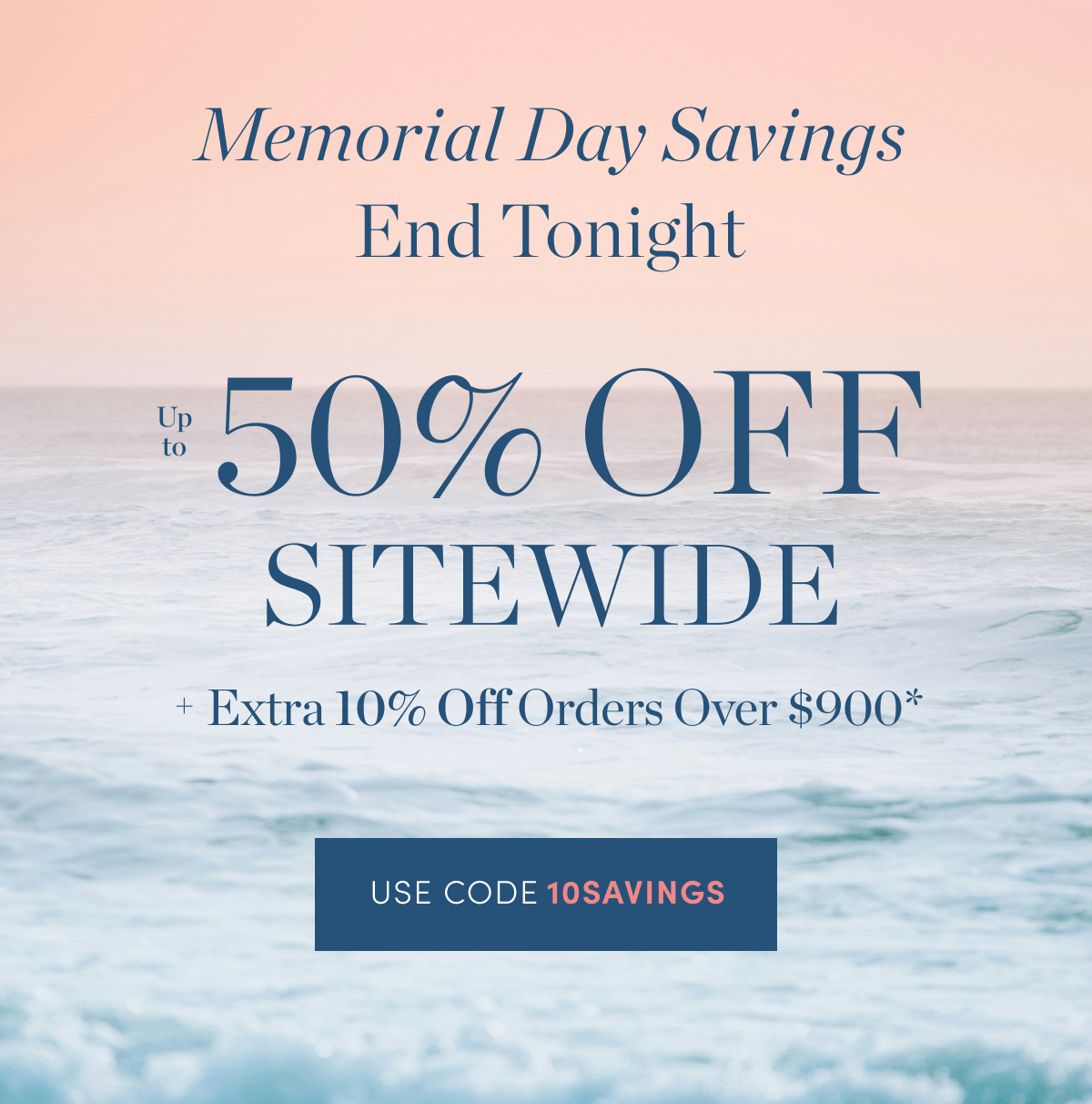 Up to 50% Off Sitewide