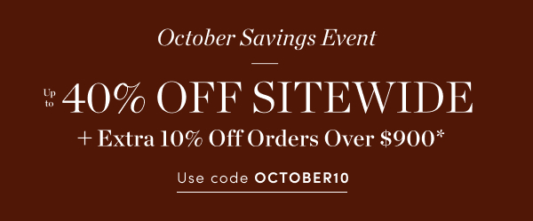 Up to 50% Off Sitewide