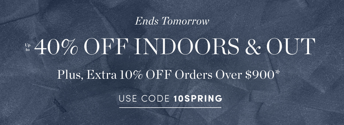 Up to 40 Percent Off Sitewide
