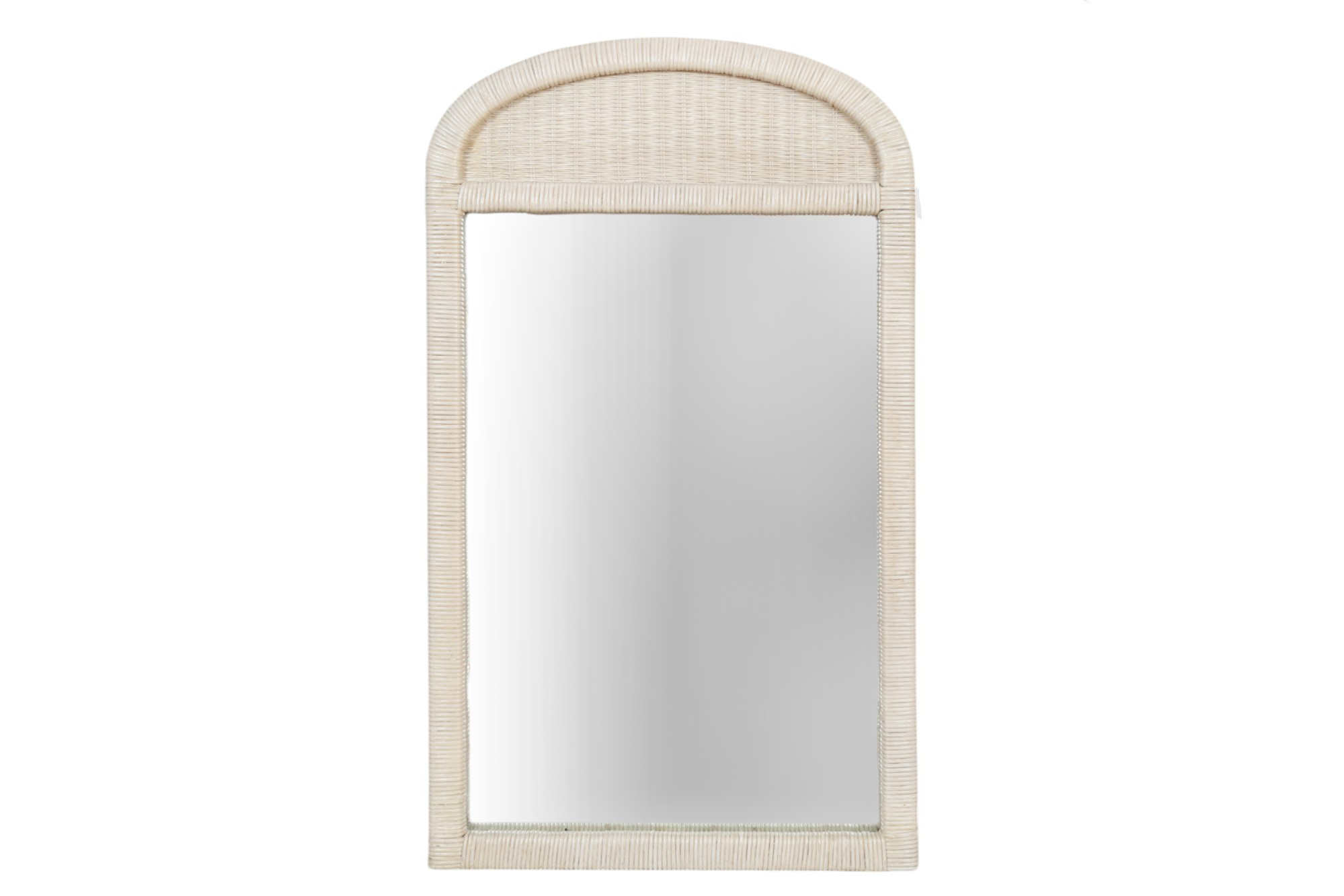 Henry Link Arched Rattan Wall Mirror Henry Link Arched Rattan Wall Mirror~P77750428