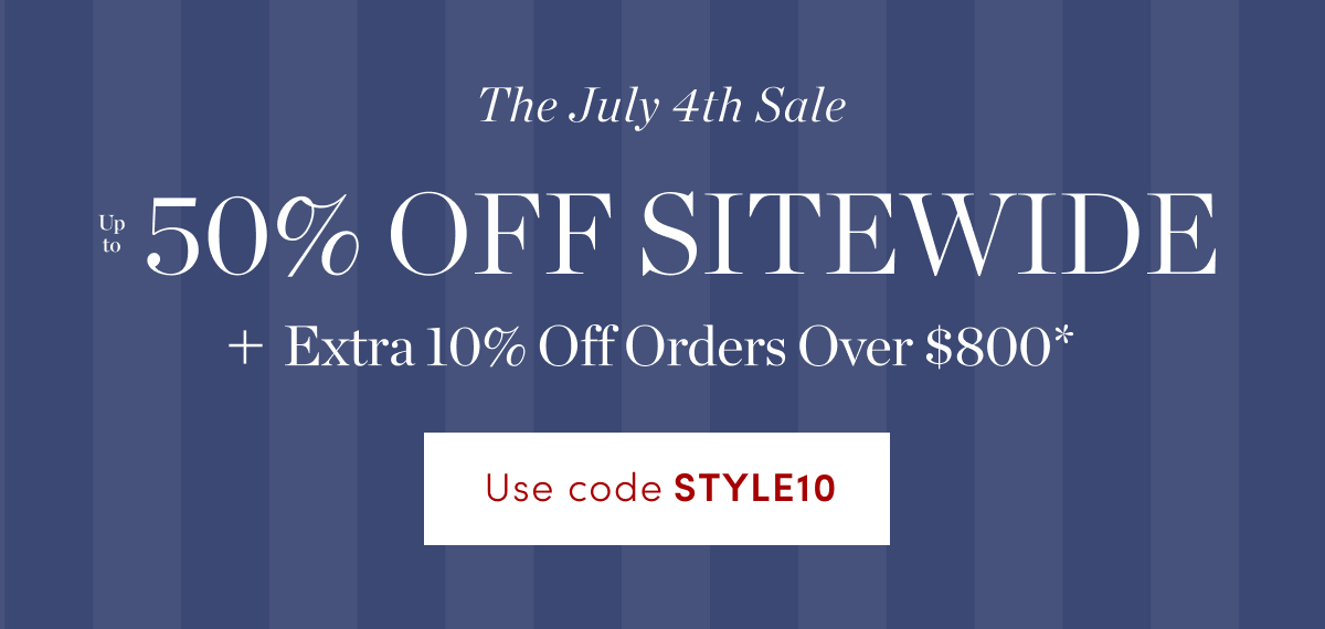 Up to 50% Off Sitewide