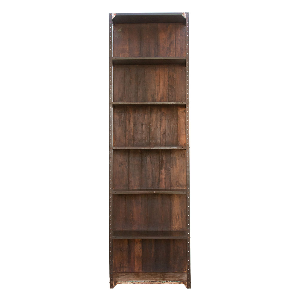 Tall 20th Century Industrial Bookcase Tall 20th Century Industrial Bookcase~P77751913