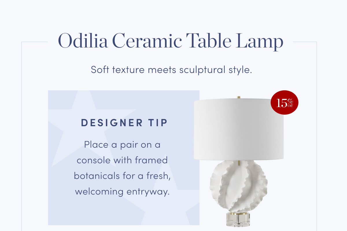 Odilia Ceramic Table Lamp