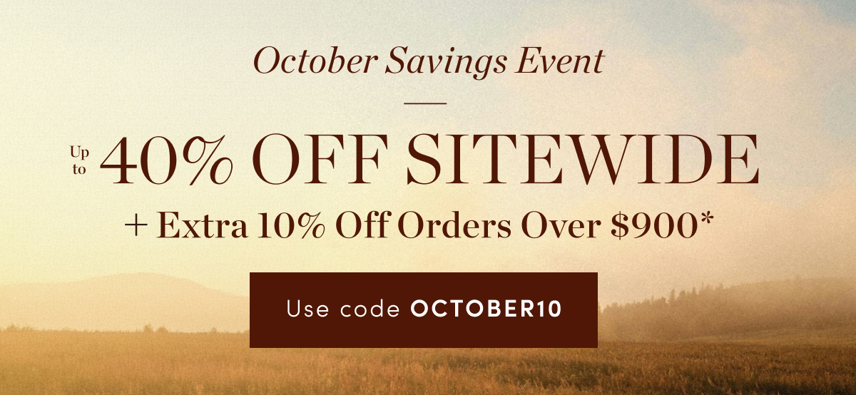 Up to 50% Off Sitewide