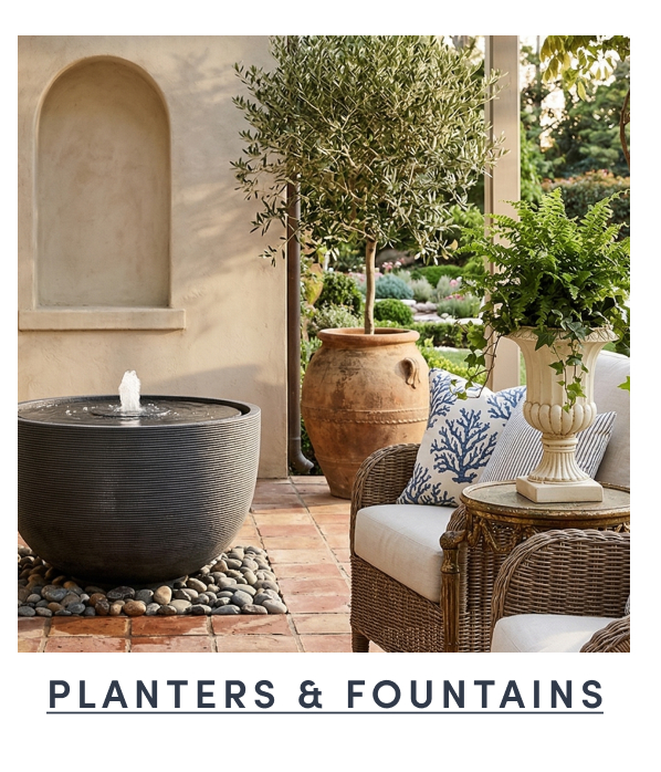 Shop Planters and Fountains