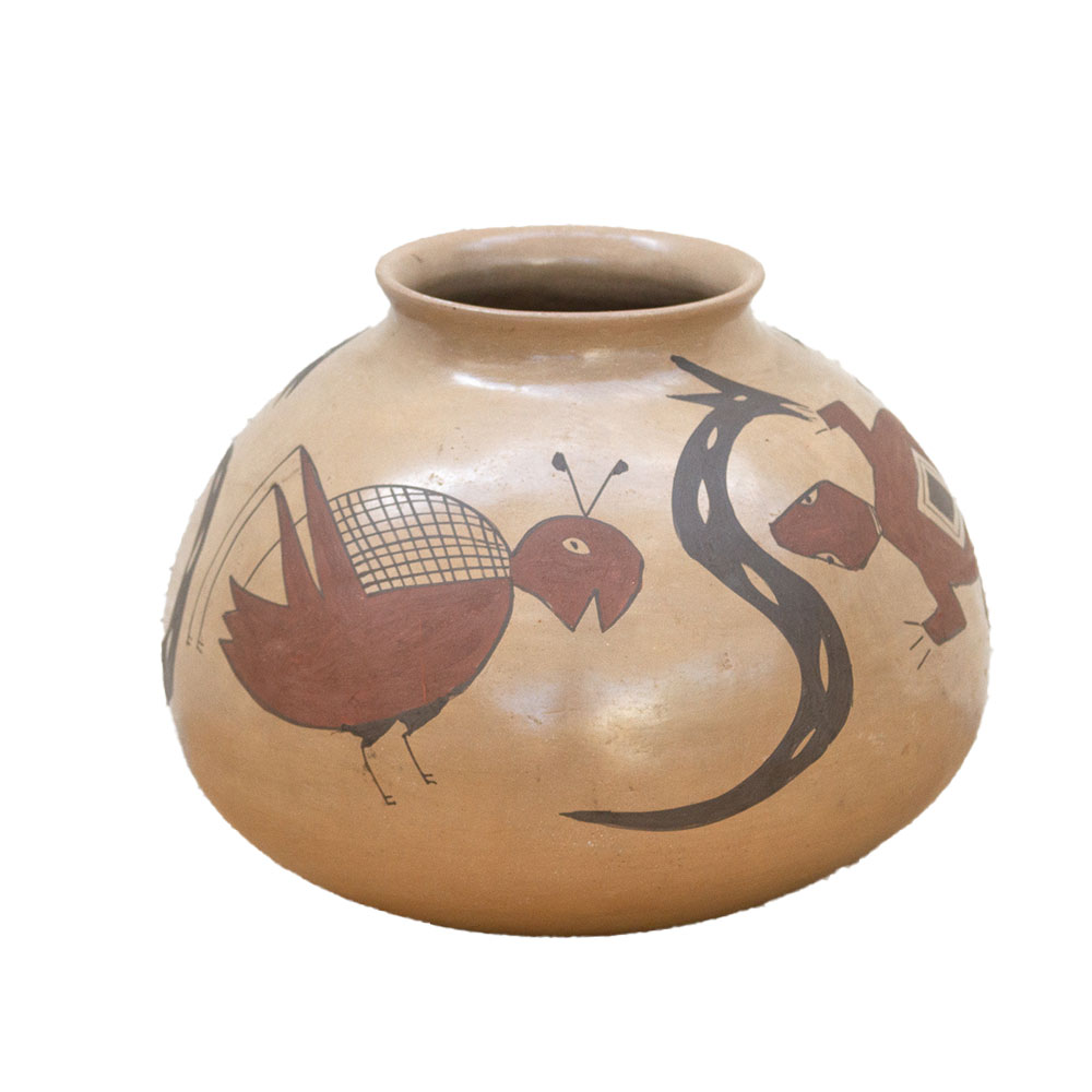 Hand-Painted Mata Ortiz Chihuahuan Pot~P77753830