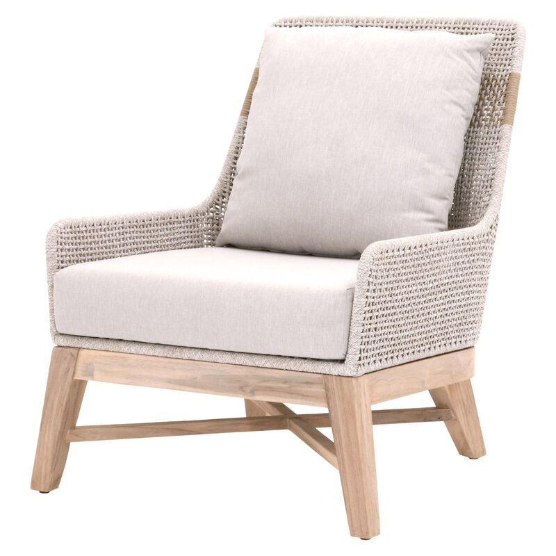 Arras Outdoor Club Chair, Taupe/Pumice