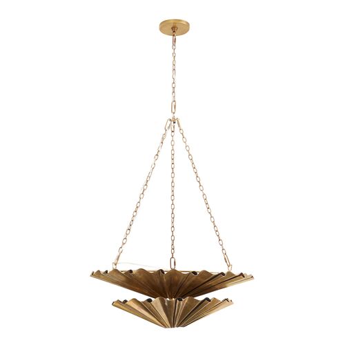 Katya Chandelier, Brass 