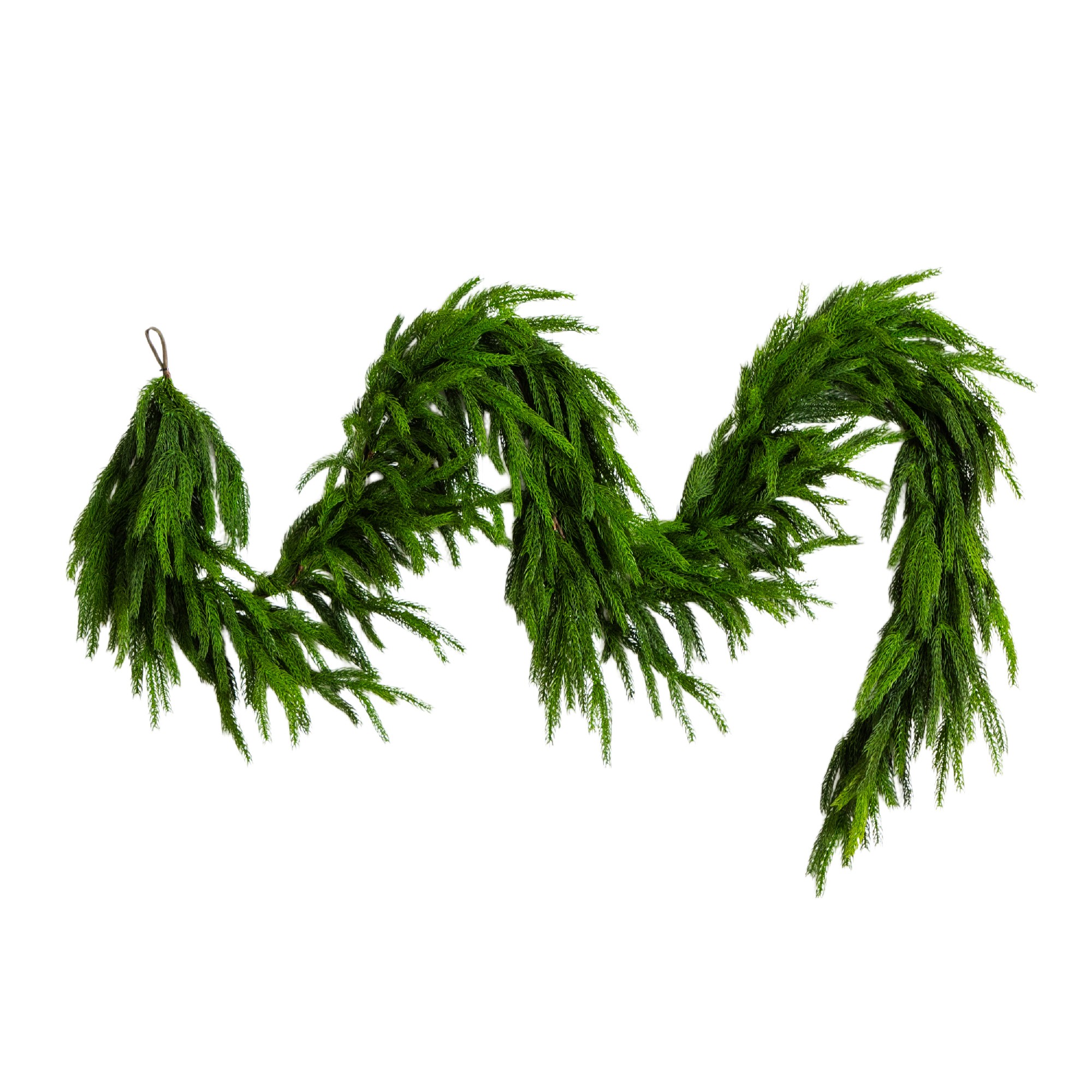 Real Touch Norfolk Island Pine Garland with Natural Look Real Touch Norfolk Island Pine Garland with Natural Look