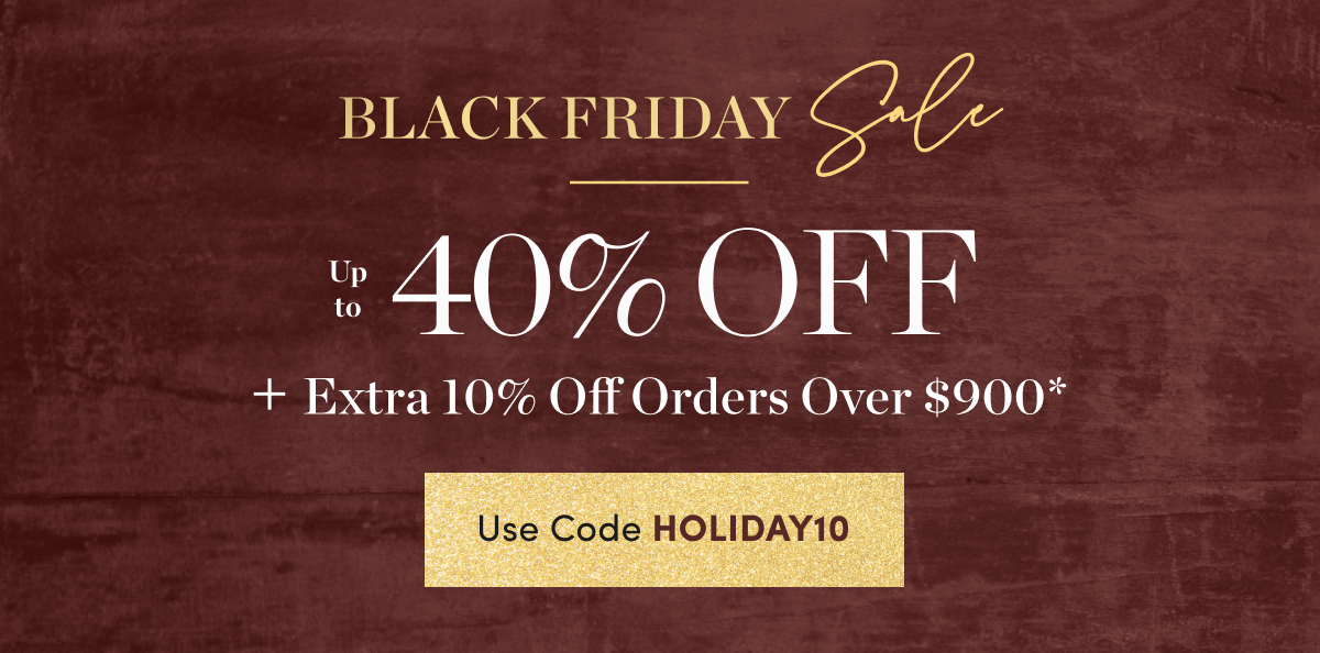 Up to 40 Percent Off Sitewide