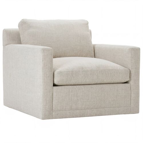 Ellery Performance Linen-Blend Swivel Chair Ellery Performance Linen-Blend Swivel Chair