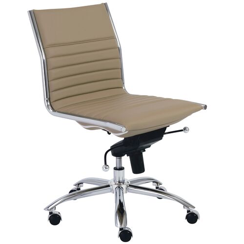 Bungie Comfort Low Back Armless Office Chair
