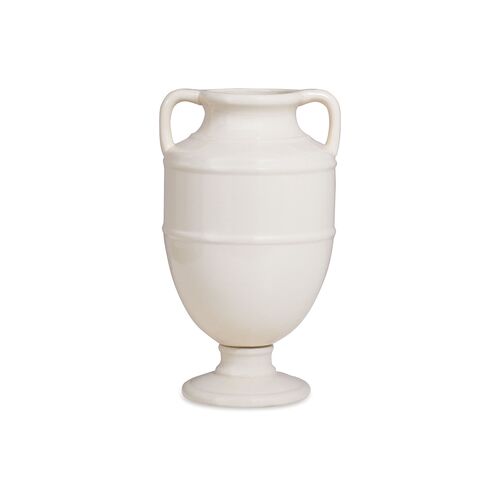 18" Lantana Vase, Cream/Ivory~P77382242