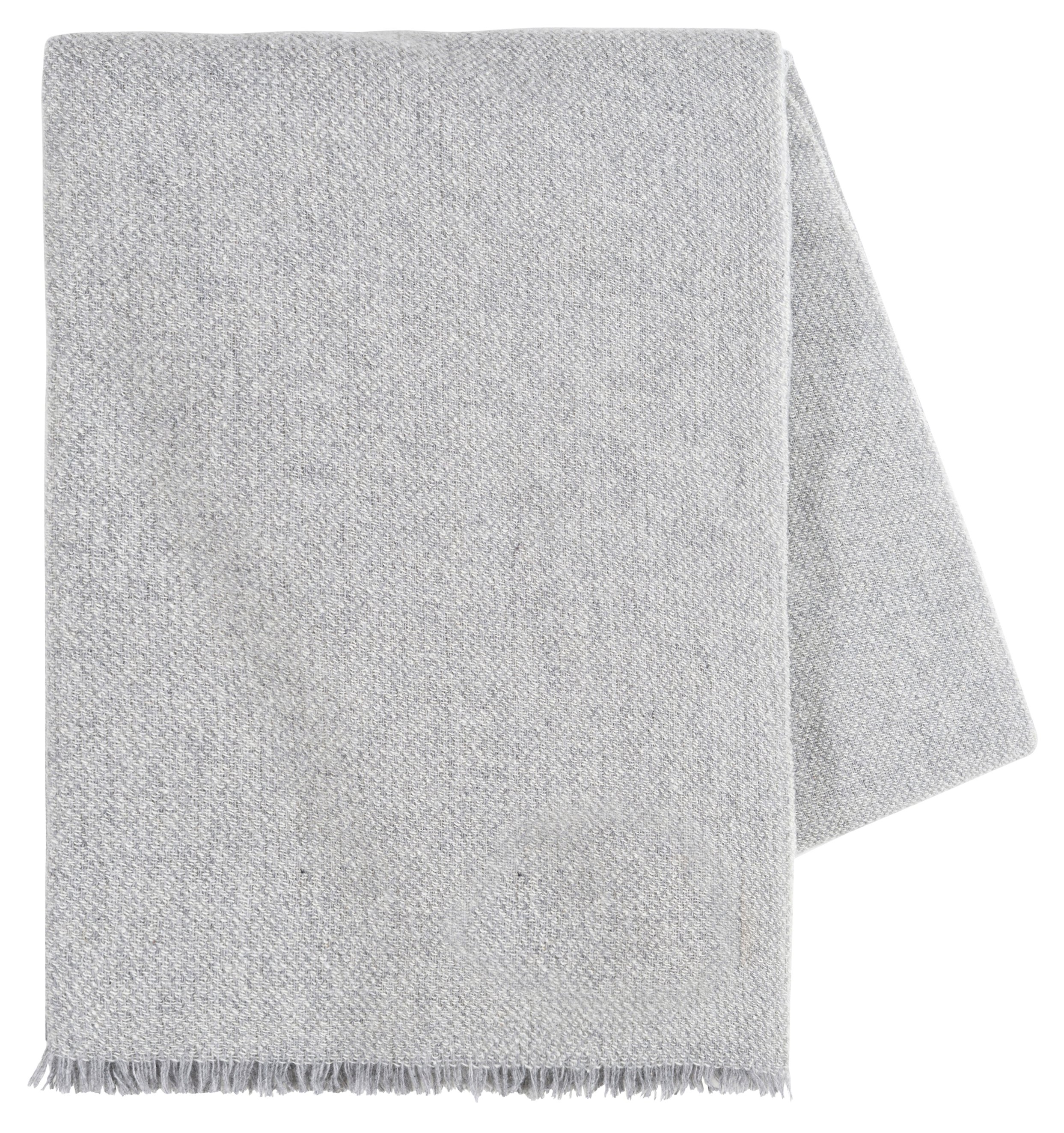 Plaid Lana/Cashmere doubleface AZZURRO/GRIGIO (130x170cm) - ARTEMISIA Home  Decor