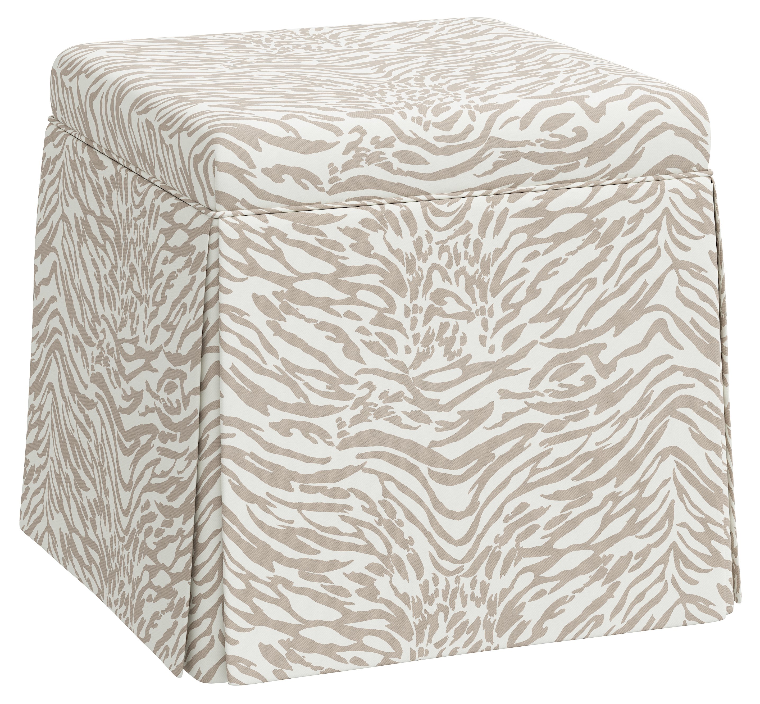 Liza Lope Skirted Ottoman | One Kings Lane