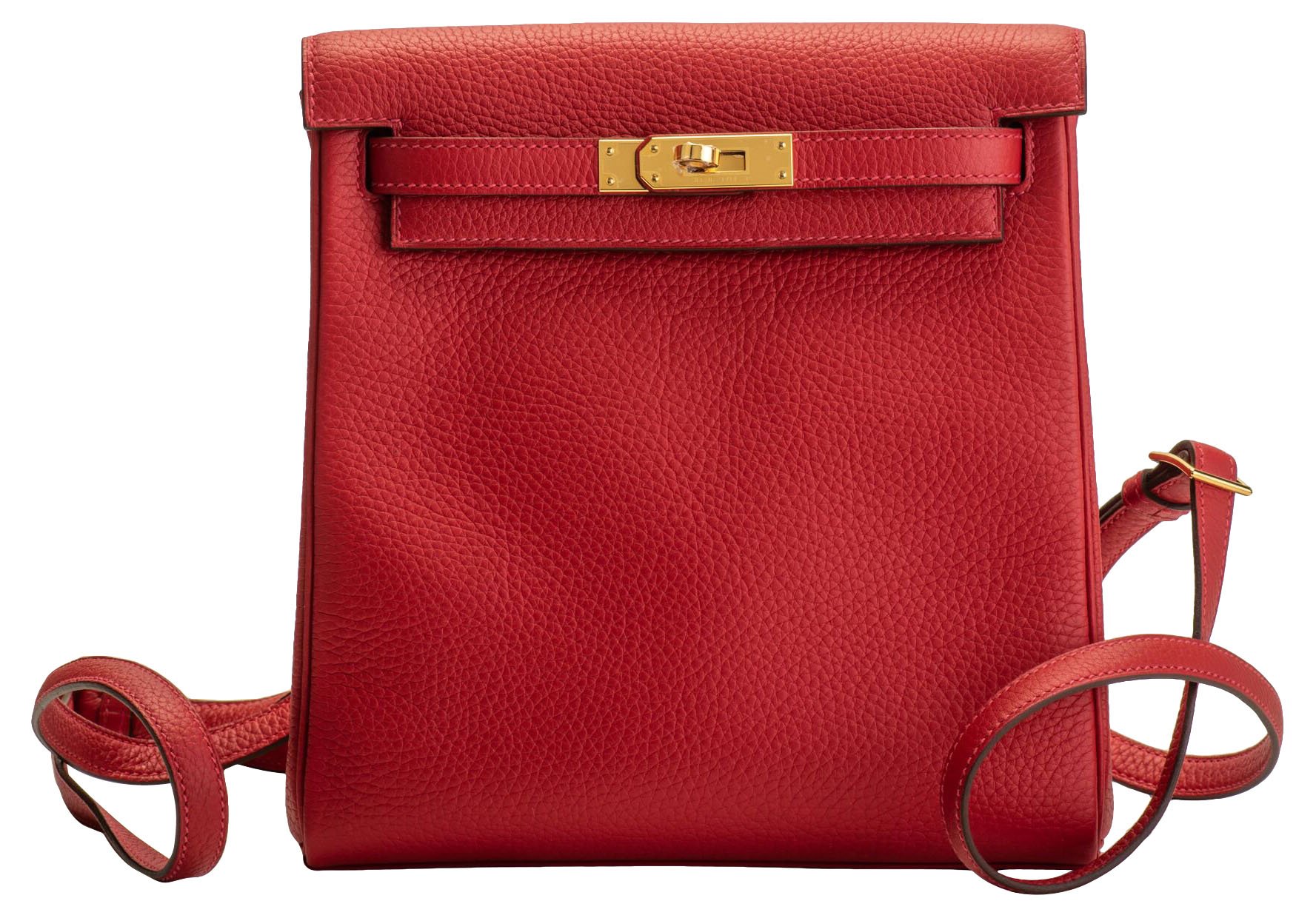 Hermès Rouge Kelly Backpack~P77548636