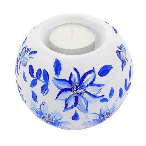 Illuminare Flowers Votive, Blue