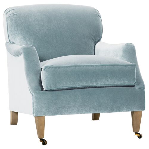 Elodie Velvet Accent Chair