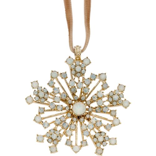 Sparkle Snowflake Ornament, Opal~P77504330