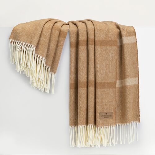 Montauk Stripe Herringbone Throw