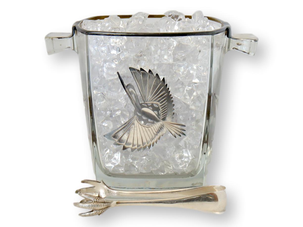 Frenc Art Deco Silver-Overlay Ice Bucket~P77677973