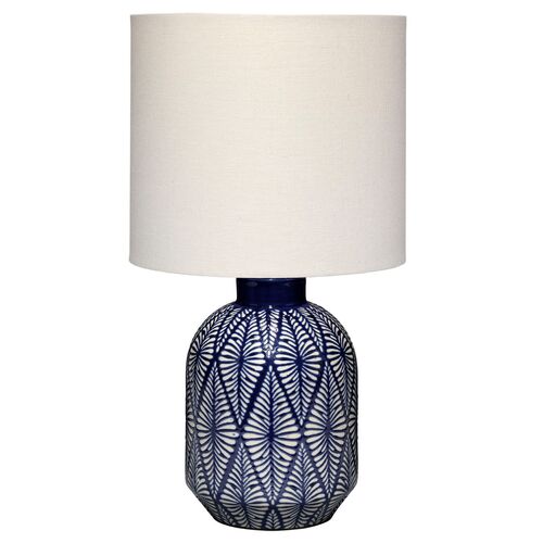 Highland Ceramic Table Lamp, Blue