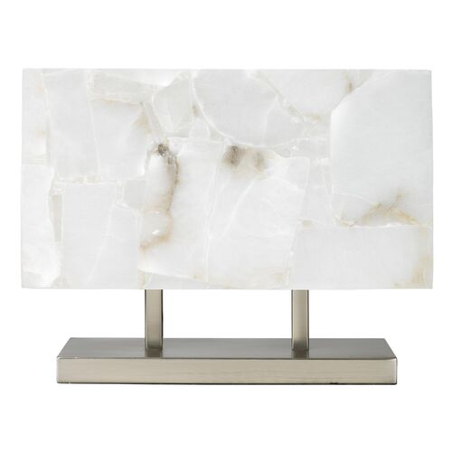 Ghost Horizon Table Lamp, Alabaster/Silver~P77426955