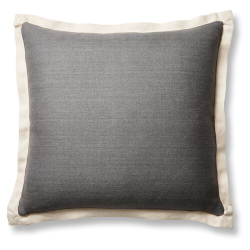 Gina 20x20 Pillow, Graphite/Sand~P77359998