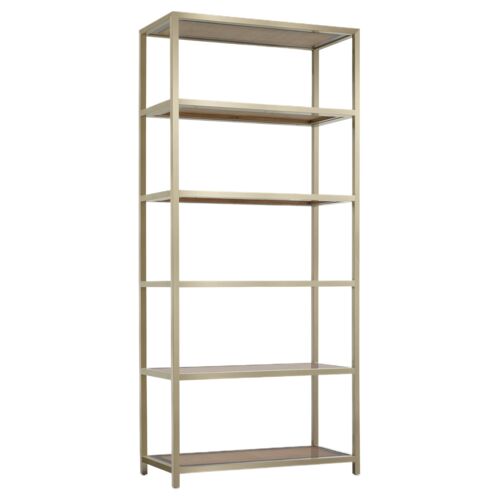Melange Raising Cane Iron Etagere, Silver