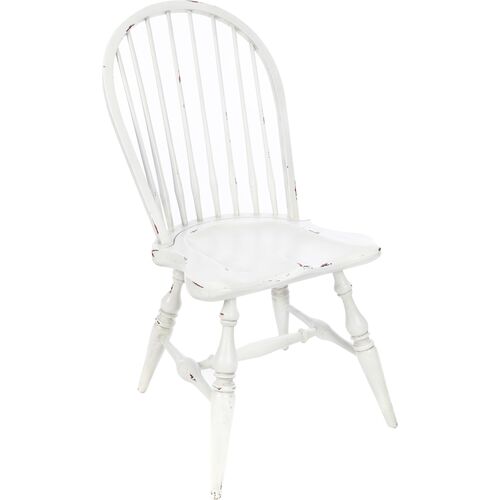 Meirit Windsor Side Chair, Antique White~P77654939