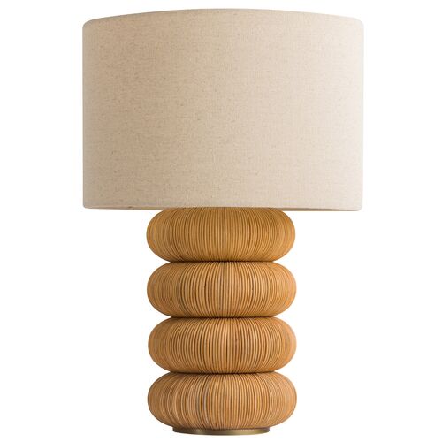 Hugo Rattan Table Lamp