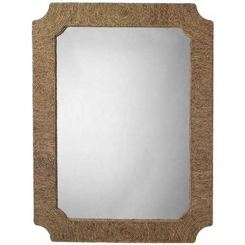 Marina Oversize Wall Mirror, Natural~P77414828
