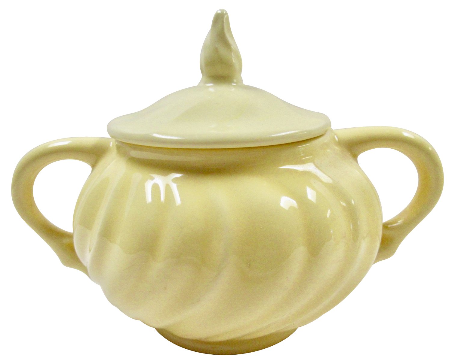 Duncan DM-1834 Ceramic Slip Mold Fruit Design Sugar Bowl and Lid