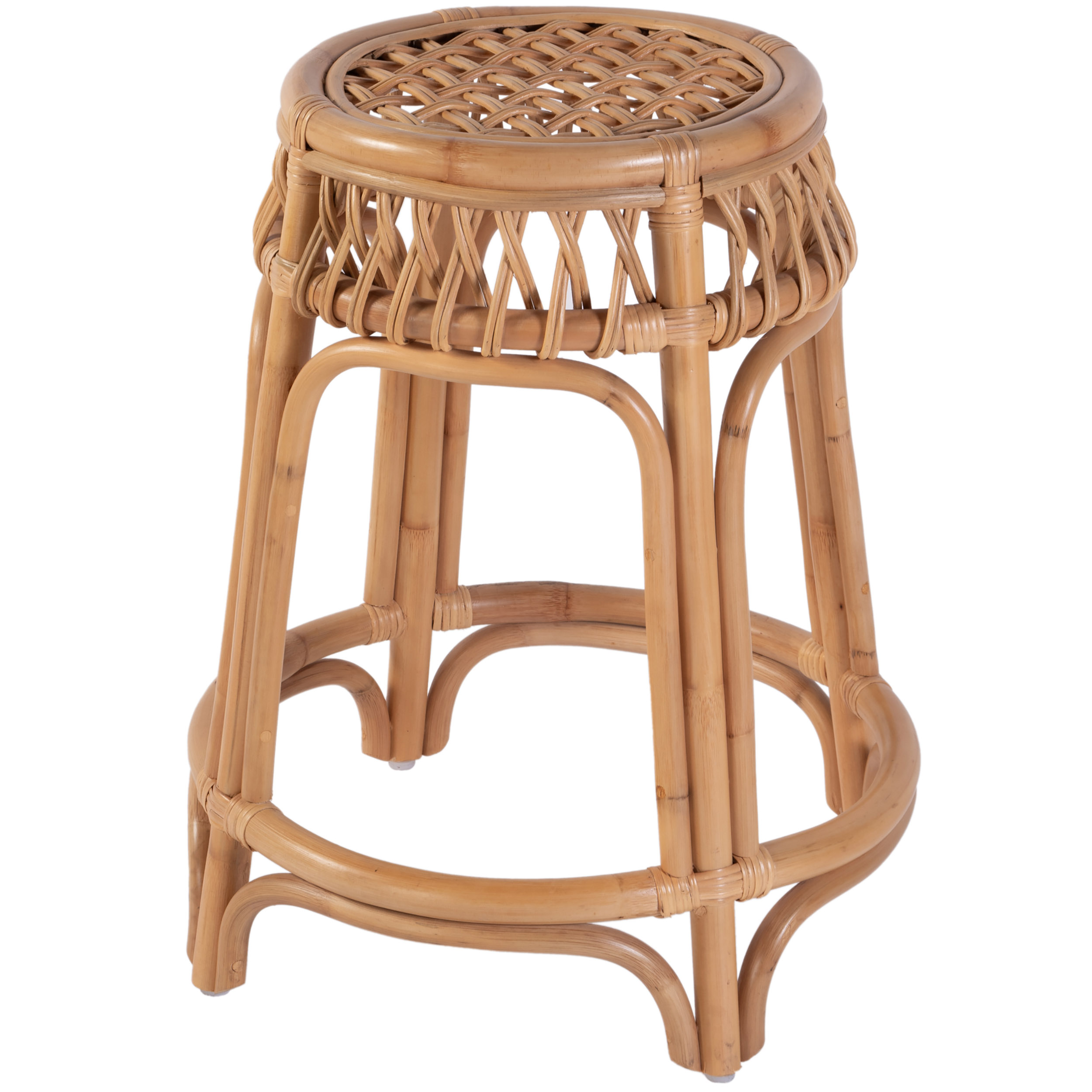 Evric Counter Stool, Natural Rattan Evric Counter Stool, Natural Rattan