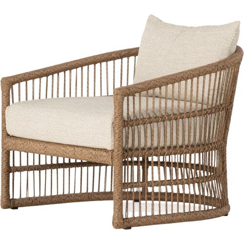 Avena Barrel Outdoor Lounge Chair, Natural/Sand~P111118137