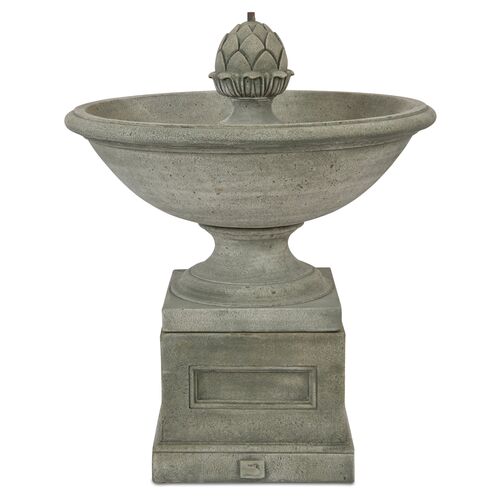 36" Williamsburg Fountain, Distressed Gray~P77347080