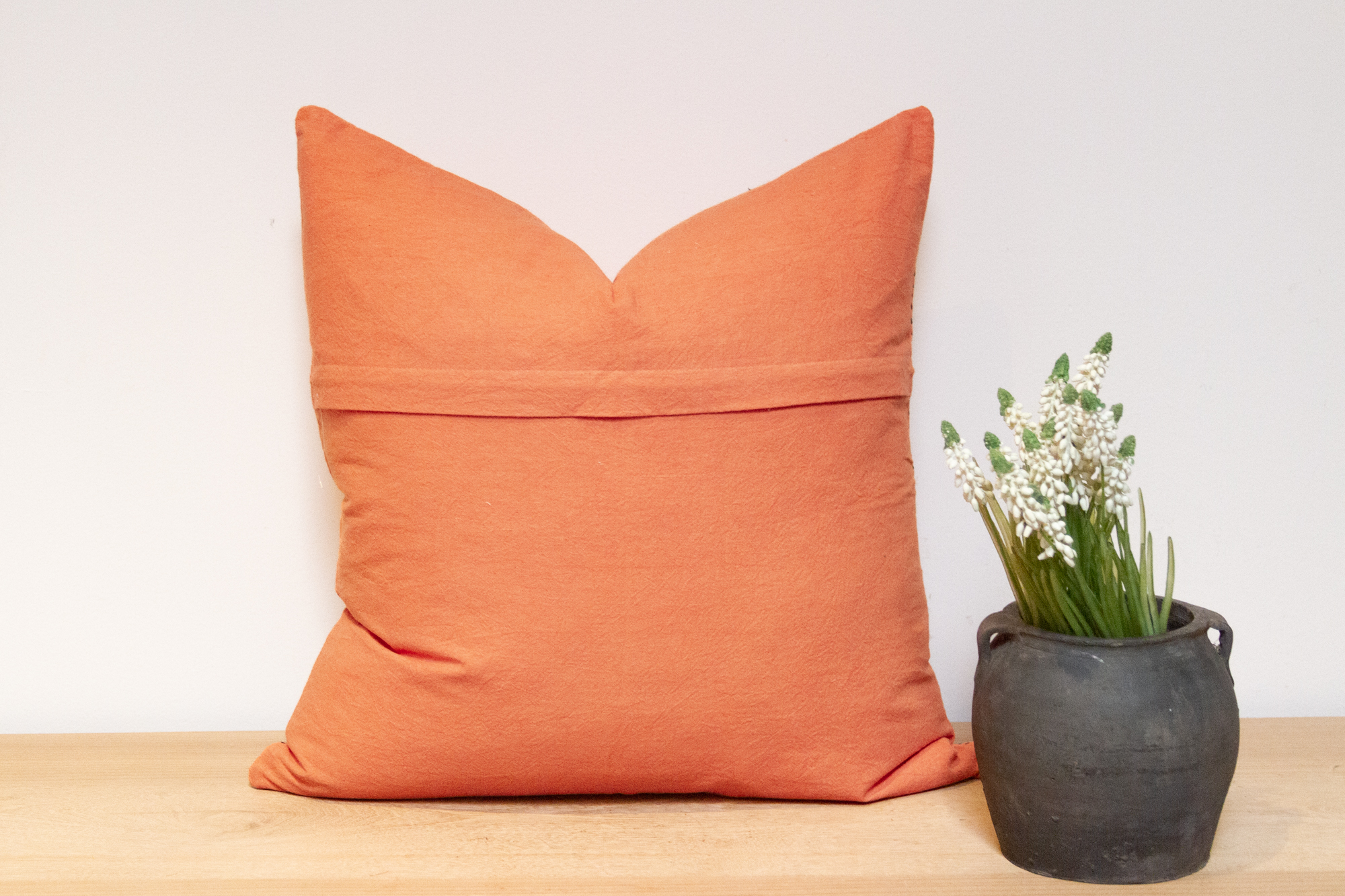 Apricot Hand-Stitched Pillow Cover~P77681773