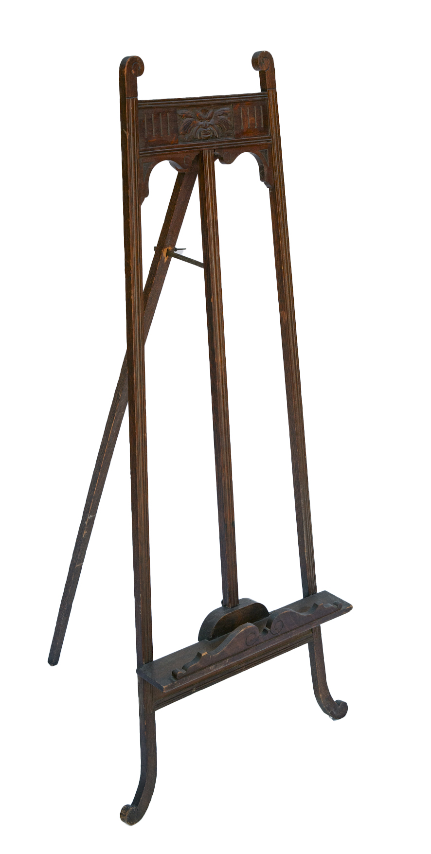19th Century English Oak Carved Easel~P77719860