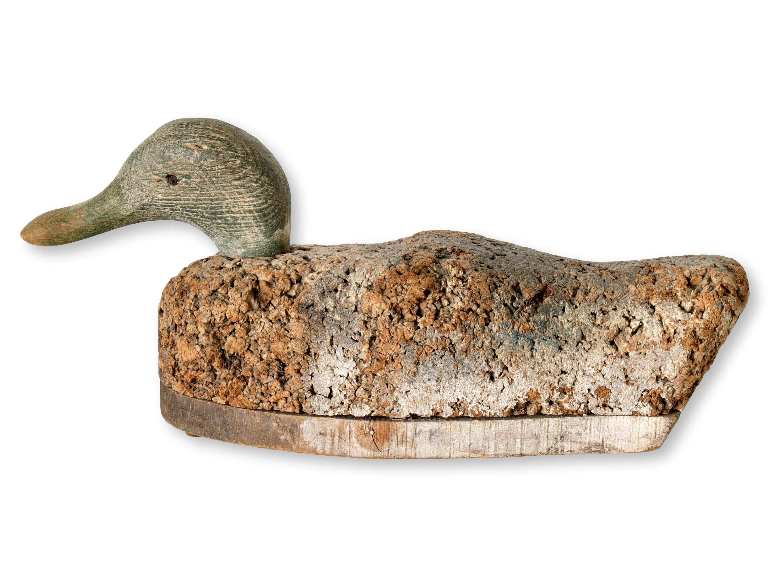 Antique New England Cork Duck Decoy~P77665527