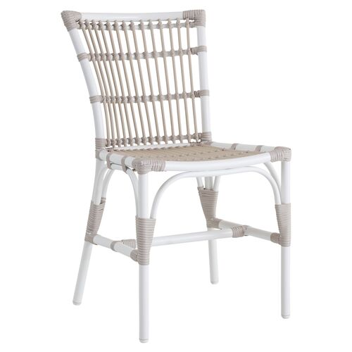 Elisabeth Outdoor Side Chair, Dove White~P77497250