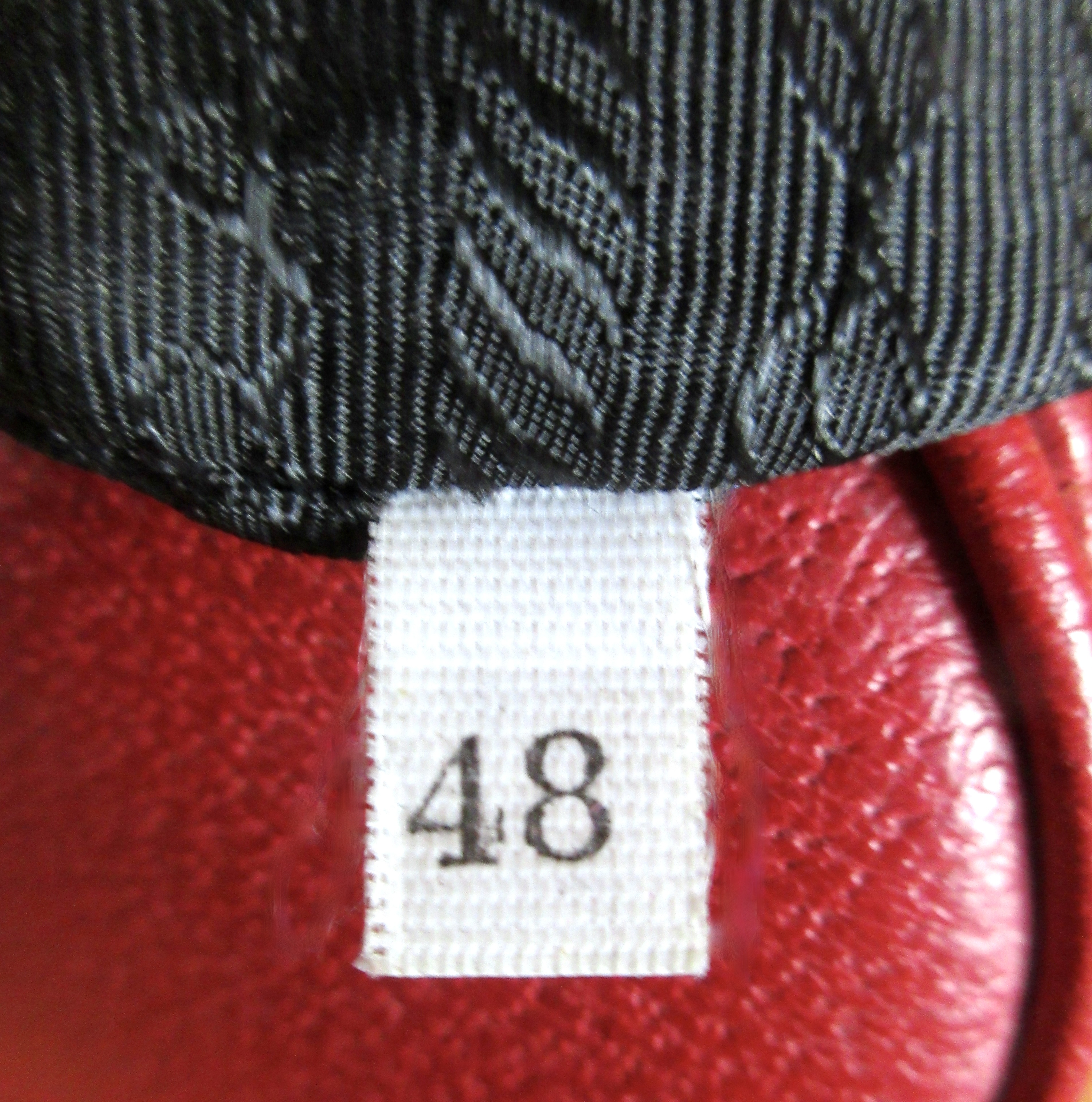 Prada Red Leather Satchel Bag~P77673684